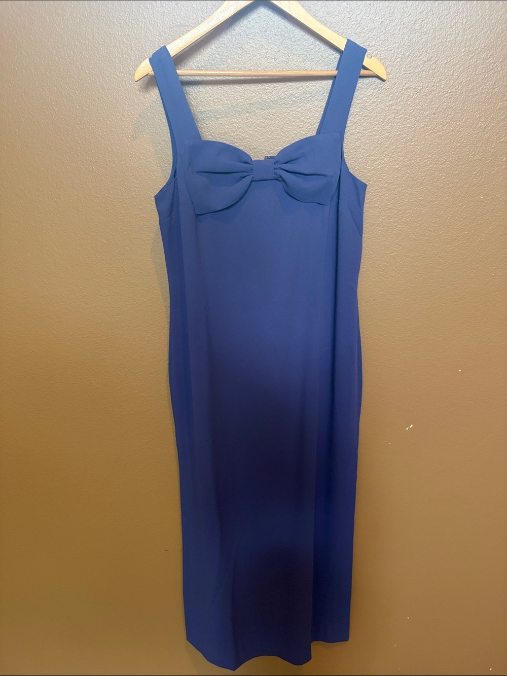 NWT Lilly Pulitzer Royal Blue Midi Dress with Front Bow